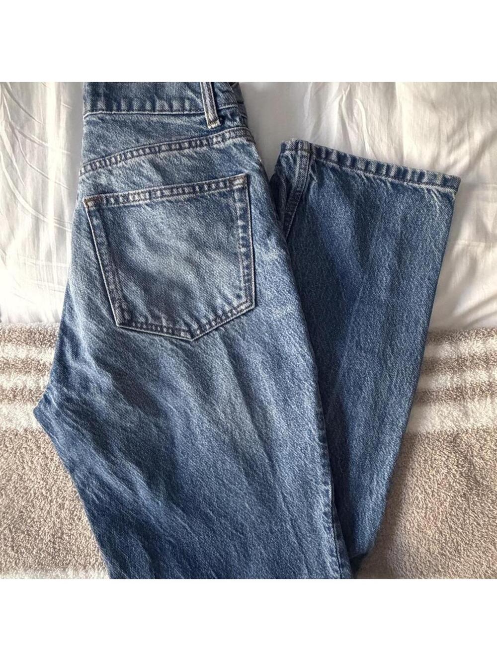 Reformation Women's Blue and Navy Jeans